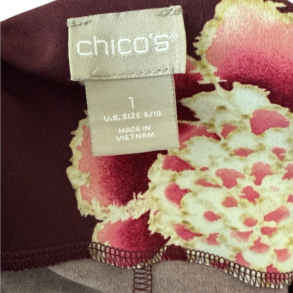 Chico's Red Sheath Dress with Dolman Sleeves and Bateau Neckline 1P - Picture 8 of 9